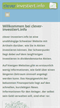 Mobile Screenshot of clever-investiert.info