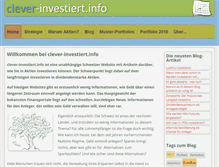 Tablet Screenshot of clever-investiert.info